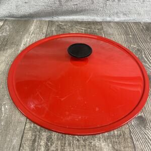 Vintage West Bend Electric Red Wok Model 79525 Red Replacement Lid ONLY